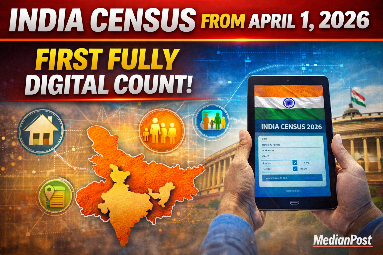 India Census 2026 To Begin From April 1 In Two Phases; Country’s First ...