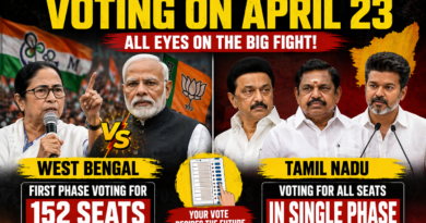 West Bengal Phase 1 Voting on April 23, Tamil Nadu Votes in Single Phase as Campaign Ends