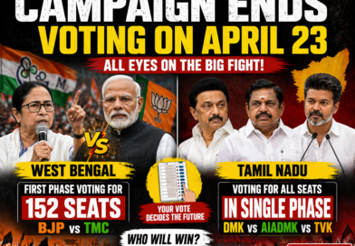 West Bengal Phase 1 Voting on April 23, Tamil Nadu Votes in Single Phase as Campaign Ends